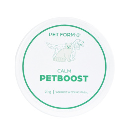 PET FORM LABS PETBOOST Calm - na uspokojenie dla psa i kota (70g)