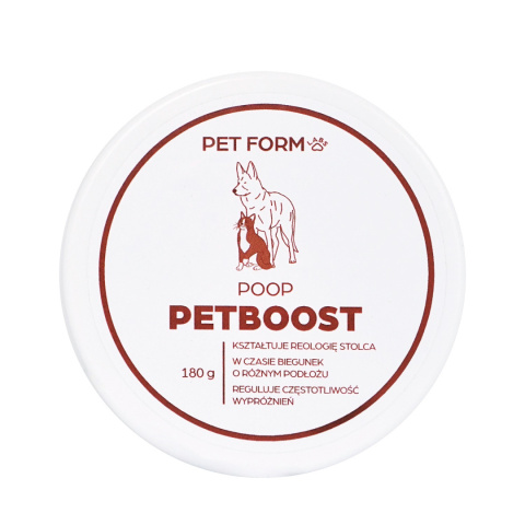 PET FORM LABS PETBOOST Poop - na biegunkę dla psa i kota (180g) PET FORM LABS PETBOOST Poop - na biegunkę dla psa i kota (180g)