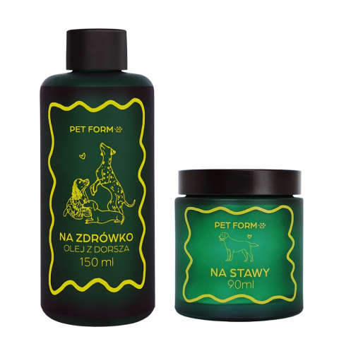 PET FORM LABS Zestaw na stawy (90ml+150ml) PET FORM LABS Zestaw na stawy (90ml+150ml)