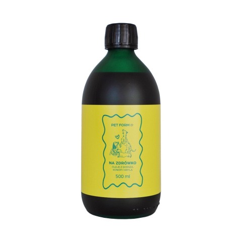 PET FORM LABS Olej na zdrówko (500ml) PET FORM LABS Olej na zdrówko (500ml)