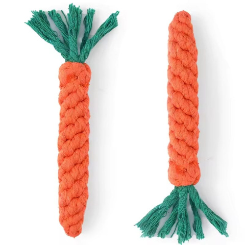 PetGang MARCHEWKA zabawka dla psa ze sznura 23cm CZYŚCI ZĘBY PetGang MARCHEWKA zabawka dla psa ze sznura 23cm CZYŚCI ZĘBY