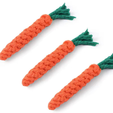 PetGang MARCHEWKA zabawka dla psa ze sznura 23cm CZYŚCI ZĘBY PetGang MARCHEWKA zabawka dla psa ze sznura 23cm CZYŚCI ZĘBY