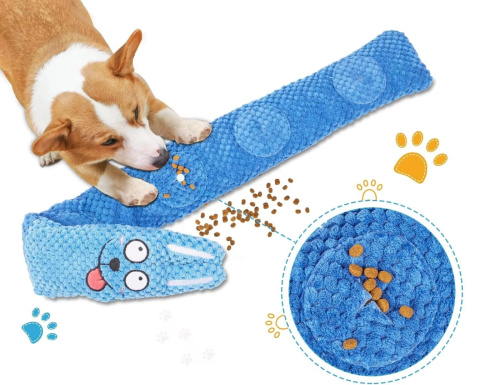PetGang KRÓLIK zwijany dla psa na smaczki DŁUGI pluszowy 70cm PetGang KRÓLIK zwijany dla psa na smaczki DŁUGI pluszowy 70cm
