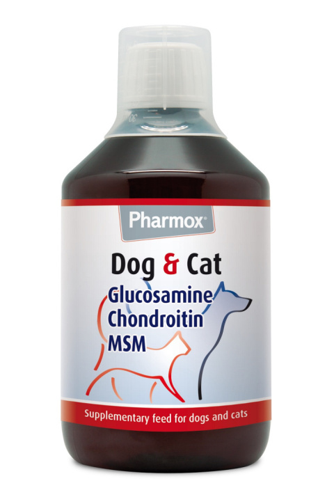 PHARMOX Glukozamina, chondroityna, MSM - syrop na stawy dla psa i kota 500ml PHARMOX Glukozamina, chondroityna, MSM - syrop na stawy dla psa i kota 500ml