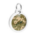 WAUDOG Zawieszka z identyfikatotem QR GPS metalowa MILITARY 30mm