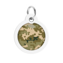 WAUDOG Zawieszka z identyfikatotem QR GPS metalowa MILITARY 30mm