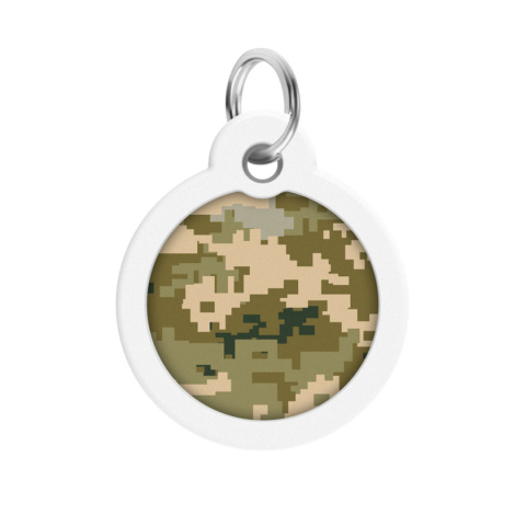 WAUDOG Zawieszka z identyfikatotem QR GPS metalowa MILITARY 30mm WAUDOG Zawieszka z identyfikatotem QR GPS metalowa MILITARY 30mm