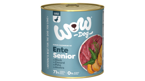WOW Senior Ente – kaczka z algami i batatami 800g WOW Senior Ente – kaczka z algami i batatami 800g