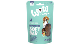 WOW Superfood Soft Bar Pute mięso indyka z gruszką miękkie przysmaki dla psa 150g