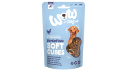 WOW Superfood Soft Cubes Huhn kurczak z pasternakiem miękkie przysmaki dla psa 150g