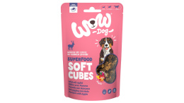 WOW Superfood Soft Cubes Wild dziczyzna z jabłkiem miękkie przysmaki dla psa 150g