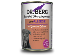 Dr. BERG Pro-ALLERGIE - alergie, problemy skórne - karma dietetyczna dla psa 400 g
