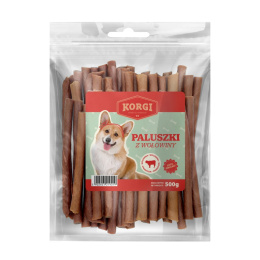 KORGI Paluszki z wołowiny 500g Przysmak dla psa