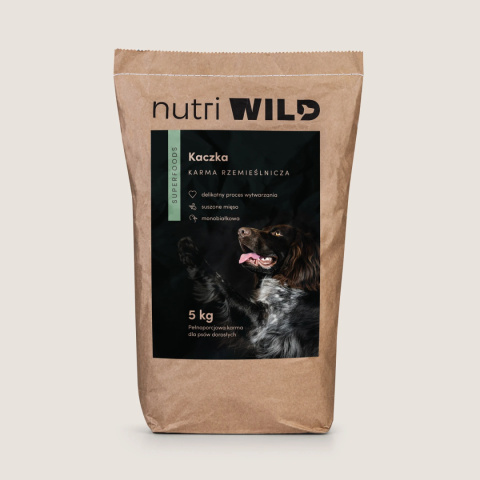 Nutri WILD Pełnoporcjowa sucha karma Kaczka SUPERFOODS 5kg Nutri WILD Pełnoporcjowa sucha karma Kaczka SUPERFOODS 5kg