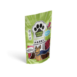 SUPERDOGS Obrońca Natury Paski z dziczyzny dla psa 100g