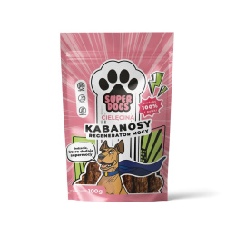 SUPERDOGS Regenerator Mocy Kabanosy z cięlęciny dla psa 100g
