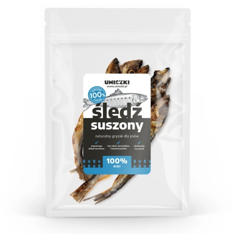 Uniszki Śledź Suszony przysmak dla psa 50g Uniszki Śledź Suszony przysmak dla psa 50g