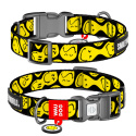WAUDOG Obroża dla psa Nylon S 25-35/1,5 cm Buźka na Czarno