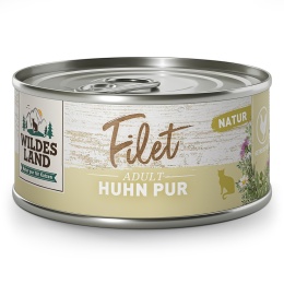WILDES LAND CAT Huhn Pur Filet – filety z kurczaka 80g