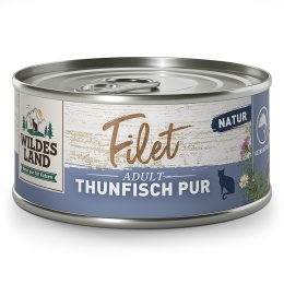 WILDES LAND CAT Thunfisch Pur Filet – filety z tuńczyka 80g
