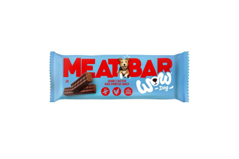 WOW DOG Meat Bar Huhn - batonik mięsny z kurczaka 40g WOW DOG Meat Bar Huhn - batonik mięsny z kurczaka 40g