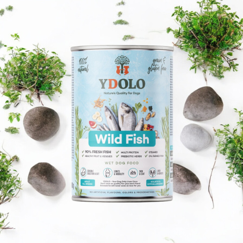 YDOLO Wild Fish - ryby morskie - mokra karma dla psa 400g YDOLO Wild Fish - ryby morskie - mokra karma dla psa 400g