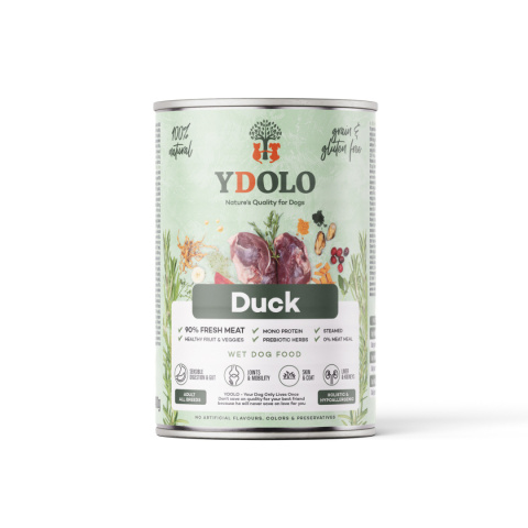 YDOLO Duck - kaczka - mokra karma dla psa 400g YDOLO Duck - kaczka - mokra karma dla psa 400g
