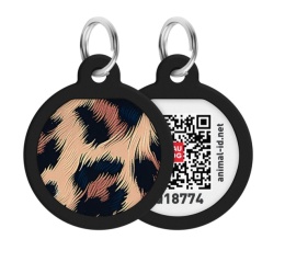 WAUDOG Zawieszka z identyfikatotem QR GPS metalowa LAMPART 25mm