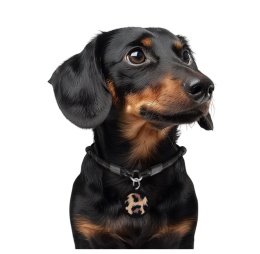 WAUDOG Zawieszka z identyfikatotem QR GPS metalowa LAMPART 25mm