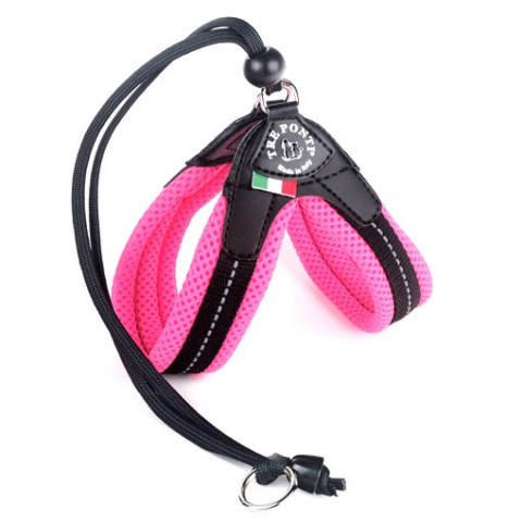 TRE PONTI Szelki Easy Fit Classic Mesh regulowane na plecach Różowy TRE PONTI Szelki Easy Fit Classic Mesh regulowane na plecach Różowy