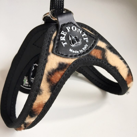 Szelki TRE PONTI Fashion Leopard - regulacja na plecach Szelki TRE PONTI Fashion Leopard - regulacja na plecach