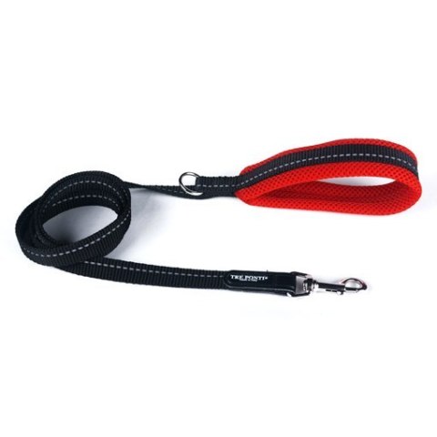Smycz TRE PONTI Economic 130cm uchwyt siatka - Czerwona Smycz TRE PONTI Economic 130cm uchwyt siatka - Czerwona