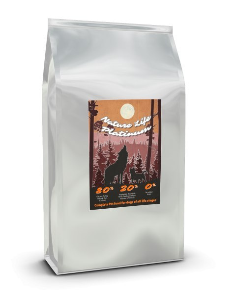 Karma Nature Life CHICKEN AND TURKEY 80% dla psów wszystkich ras 12kg Karma Nature Life CHICKEN AND TURKEY 80% dla psów wszystkich ras 12kg