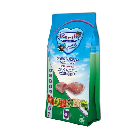 Renske Adult Dog fresh turkey and duck - świeży indyk i kaczka 2 kg