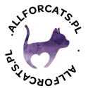 All For Cats Sportowe szelki dla kota S - czarne