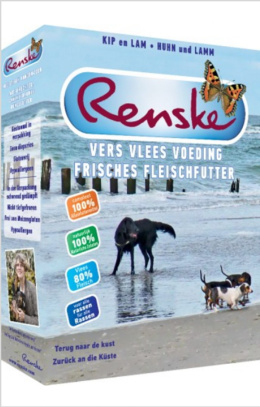 Renske Dog Adult świeże mięso kurczak i jagnięcina dla psów 395 g (edycja limitowana „Holiday”)