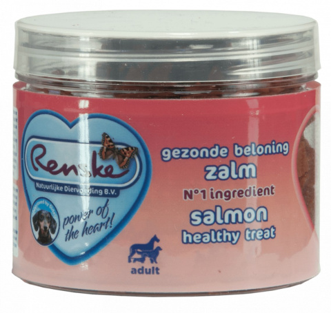 Renske Dog zdrowy mini przysmak dla psów małych ras - łosoś 100 g Renske Dog zdrowy mini przysmak dla psów małych ras - łosoś 100 g