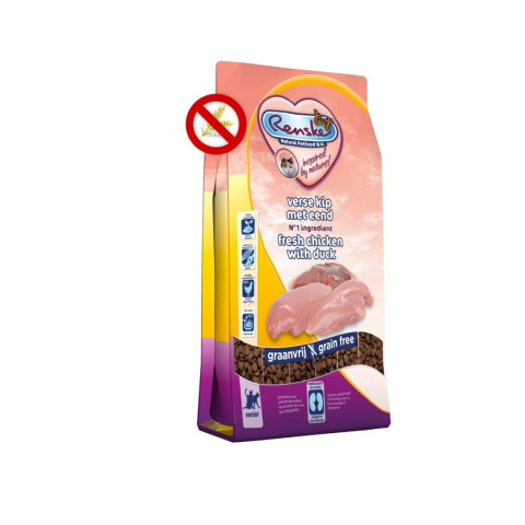 Renske Senior Cat świeży kurczak z kaczką bez zbóż 1,5kg Renske Senior Cat świeży kurczak z kaczką bez zbóż 1,5kg