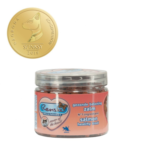 Renske Cat Healthy Mini Treat Salmon przysmak dla kotów łosoś 100 g Renske Cat Healthy Mini Treat Salmon przysmak dla kotów łosoś 100 g
