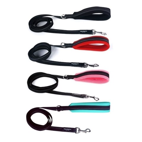 Smycz TRE PONTI Economic 130cm uchwyt siatka - Czerwona Smycz TRE PONTI Economic 130cm uchwyt siatka - Czerwona